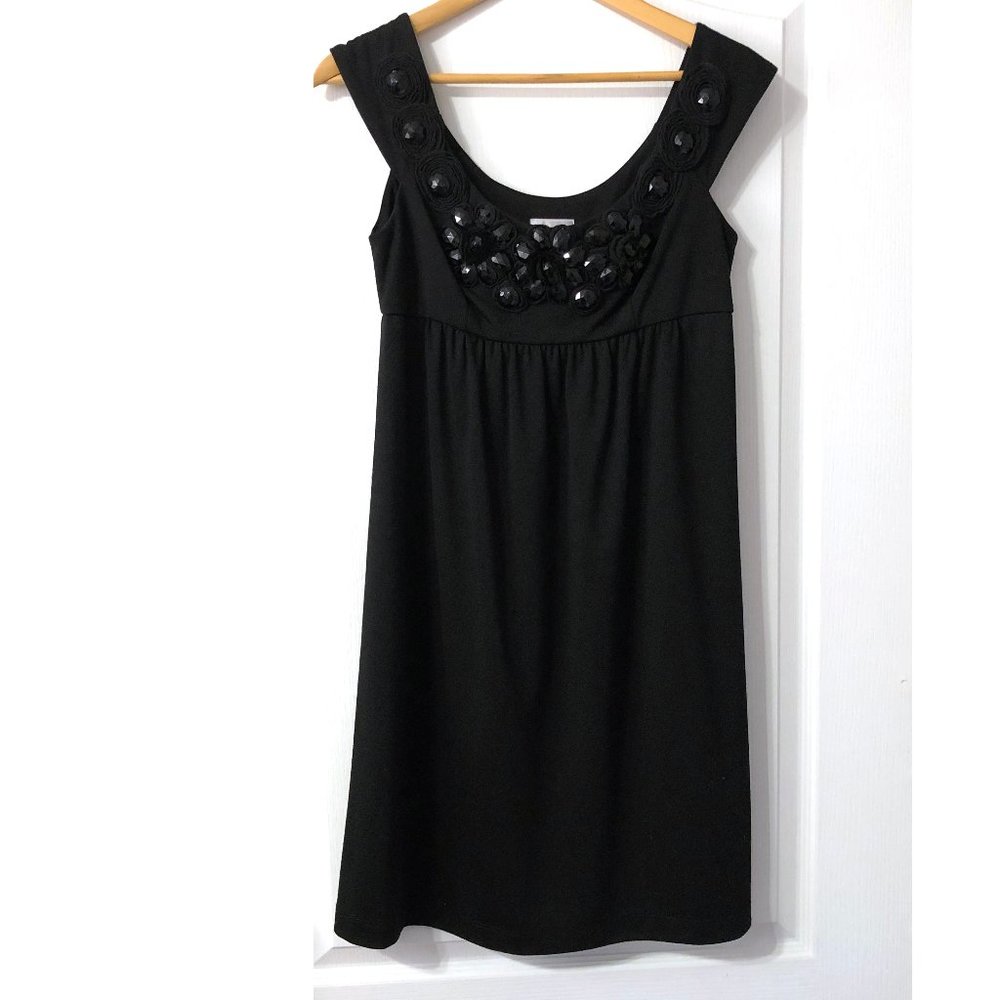 Black Embellished Dress Size 6 Donna Morgan